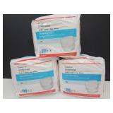 3 Packages XXL Heavy Absorbency Adult Underwear