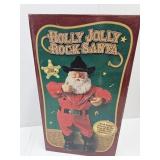 Holly Jolly Rock Santa w/Box