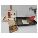 Film Tray, Sun Tea Jar, Butterflies+
