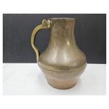 Brass & Copper Pitcher 9.5" high
