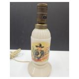 Vintage Aladdin Hopalong Cassidy Dresser Lamp 10"