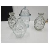 NICE Lot of Counter Top Jars 7.5"-9.5"h