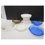 LOT  Pyrex Pie Plates,  Corning Dishes,