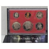 1981 US Mint Proof Set
