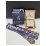 SETH THOMAS Travel Alarm & Letter Openers