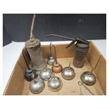Lot of Oilers3"-5"h & Mini Spoons