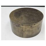 4.5  x 2 1/8" Thick  Heavy Brass