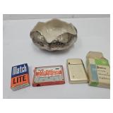 Bowers Lighter w/Original Box, Matches, Cassette +
