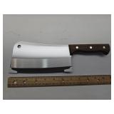 New 12" Butcher Knife w Hard Handle