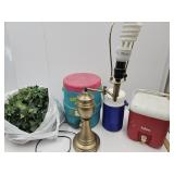 Personal Size Igloo Thermos & Table Lamp+