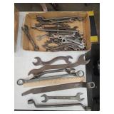 Large Lot of VTG Wrenches SEE SIZES