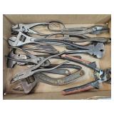 Adjustable Wrenches & Tin Snips +