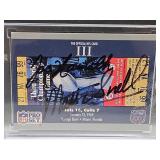 Joe Namath & Matt Snell Signed Autograph NO COA