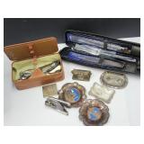 DEXTER Carving Set, Silverplate, +
