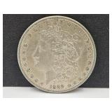 1889 S Morgan SIlver Dollar Coin