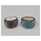2 JCM Brass Rings Size 8