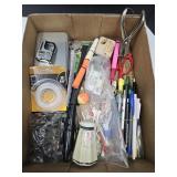 Hat Pin Holder, Zebco Scale, Pins, Scissors+