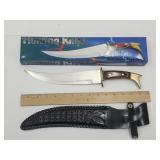 Hunting Knife w Sheath in box