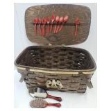 Cameo Brush & Mirror AND PICNIC Basket