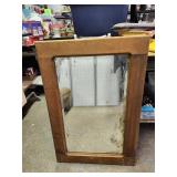 Antique Framed Mirror 25 x 37"