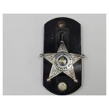 Vintage Delaware County Police Badge