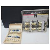 Door Locks w/Keys, Router Bits