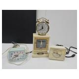 VTG West Clox, Telechron+ Alarm Clocks