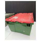 Scissor Lid Storage Tote