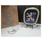 VTG Lowenbrau Neon Sign w/Box DOES NOT LIGHT UP