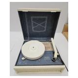 Vintage Sears Record Player turns