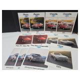 VTG Car Salesman Booklets Monte Carlo,Chevy+