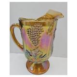 Indiana Carnival Glass Heavy Large Pitcher