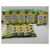 Lot of 10 Crayola Markers 20 Ct