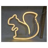 New Squirrel LED Neon Sign 10"