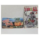 New Metal Rat Fink Plate & Sign