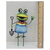 New Metal Frog Lawn Art 6"