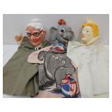 Vintage Hand Puppets 1960