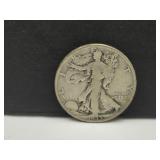 1935 S Silver Walking Liberty Half Dollar Coin
