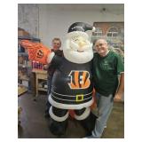 Cincinatti Bengals Santa Inflatable for Yard
