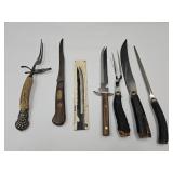 Lot of Serving Knives & Forks