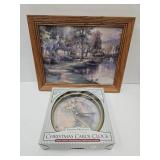 Thomas Kinkade Musical Clock & Picture 15"w