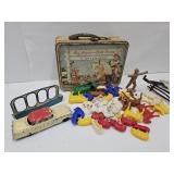 Roy Rogers &  Dale Evans Lunch Box, Tootsie Car +
