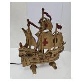 Cast Iron TV Ship Lamp