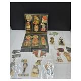 VTG Scrap Book w/VTG VALENTINES