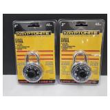 2 New Combination Locks