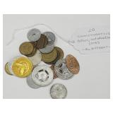 20 Commemorative Tokens, Advert Coins All Differet