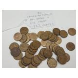 50 Canadian Pennies 98% Copper All Dated 1960