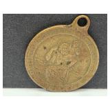 St. Christopher "Be My Guide" Pendant Very Old