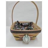 9"w Longaberger  Easter Basket