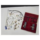 Dresser Box with Costume Jewelry